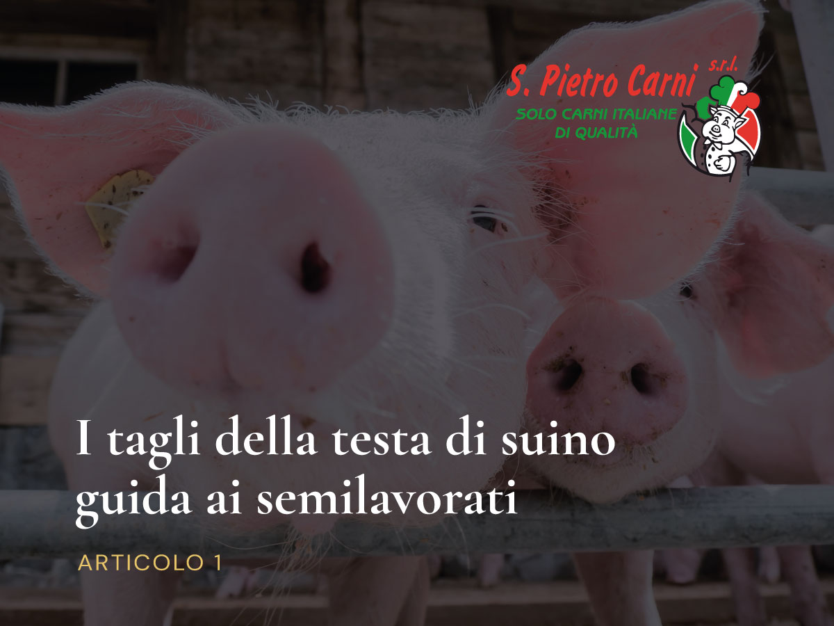 I tagli della testa di suino: guida ai semilavorati